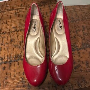 Red Patent Leather Women's Shoes